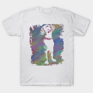 Watercolor Cool dog T-Shirt